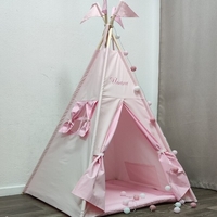 Едноцветна палатка с дебело килмче - 