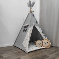 Едноцветна палатка с дебело килимче - Джунгла