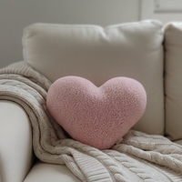 Декоративна пухкава възглавничка - Сърце