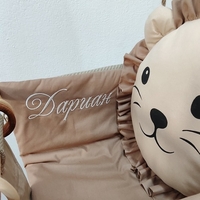 Бебешка люлка Джунгла - лъвче в кафяво с кафява грива