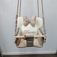 Бебешка люлка Мини Маус - екрю и бежово