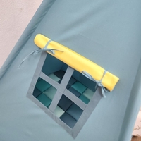 Едноцветна палатка в тюркоаз - 