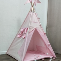 Едноцветна палатка с дебело килмче - 