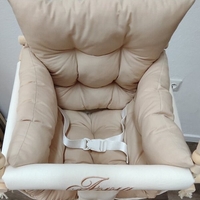 Луксозна бебешка люлка в бежово