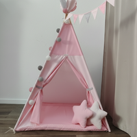 Едноцветна палатка за момиче - „Розова приказка“