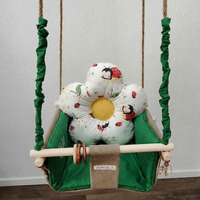 Бебеша люлка цвете - Калинки в зелено