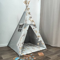 Едноцветна палатка с тънко килимче - Лисици в гората