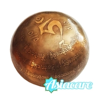 Гравирана непалска пееща купа ОМ МАНИ 400-800 гр - ръчна изработка