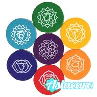 Възглавничка - поставка за голяма тибетска пееща купа, с чакра мотив