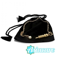 Мини радиестезично махало от позлатен месинг