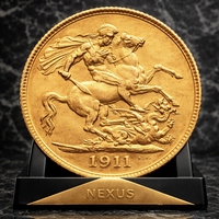 Златна монета British Gold Sovereign 1911