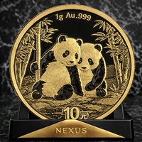 Златна монета Chinese Gold Panda 1 грам