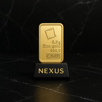 Златно кюлче 0,5 грама - Valcambi Suisse 999.9 Инвестиционно злато