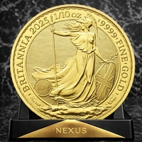 Златна монета Britannia 1/10 унция (3.11 г) 2025