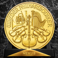 Златна инвестиционна монета 10 Euro Австрия 2025 – Wiener Philharmoniker (1/10 oz)