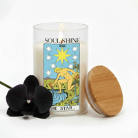 Таро свещ „Луната“ аромат на черна орхидея