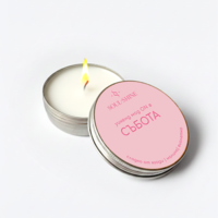 Ароматна свещ „Събота“ – ягода, малина и виолетка