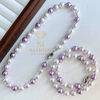 Колие“Lavender Pearl Symphony”