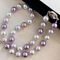 Колие“Lavender Pearl Symphony”