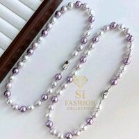 Колие“Lavender Pearl Symphony”