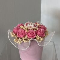 Натурални соеви свещи в розово