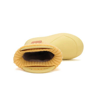 Детски каучукови ботуши за дъжд и сняг с подвижен чорап DD Step Жълти