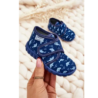 BAREFOOT пантофи Befado 454p089 за момче Акули