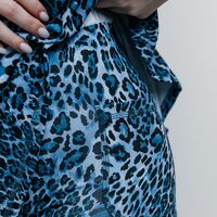 Синя спортна пола леопард - BLUE OBSESSION