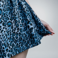 Синя спортна пола леопард - BLUE OBSESSION