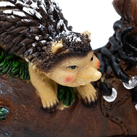 Градинска декорация таралежи с обувка