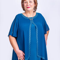 РОКЛЯ HESBA  в синьо