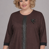 БЛУЗА GIYAS с лястовичка