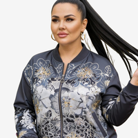СУИТШЪРТ ELISA FANTI СИВИ ЦВЕТЯ И КАМЪКА-238