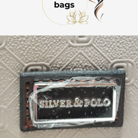ДАМСКА ЧАНТА SILVER POLO СРЕБРИСТА