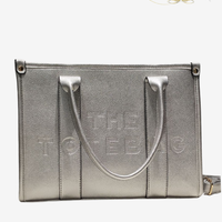 ДАМСКА ЧАНТА THE TOTE BAG СРЕБРИСТА