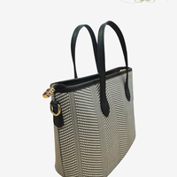 ДАМСКА ЧАНТА SILVER POLO ЧЕРНО БЯЛА