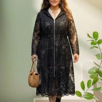ПАЛТО AYSEL ЧЕРНА ДАНТЕЛА