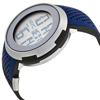 GUCCI Sports Digital Silver Blue 114 Series мъжки часовник YA114105