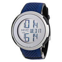 GUCCI Sports Digital Silver Blue 114 Series мъжки часовник YA114105