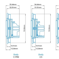 Shelly Wall Switch with 1 Button