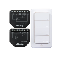 Shelly Shutter x2 + BLU RC Button 4