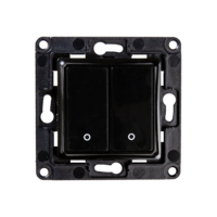 Shelly Wall Switch with 2 Buttons Black