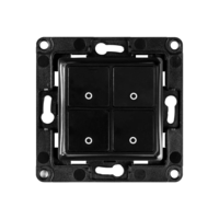 Shelly Wall Switch with 4 Buttons Black