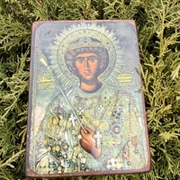 Икона на Св. Георги Победоносец – дървена, ръчна изработка
