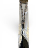 Православна броеница с естествени камъни и пискюл