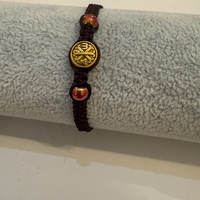 Православна плетена гривна със символ от Света гора