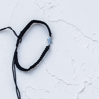 Православна гривна с кръст – черен регулируем шнур