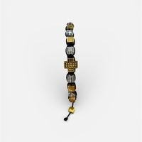 Гривна с Йерусалимски кръст и кристали