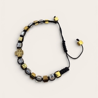 Гривна с Йерусалимски кръст и кристали