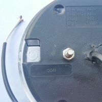 1 брой LED Лед Диоден Стоп Бял задна скорост светлина , Кръгъл Ø14cm, 12V-24V, За Камион, Ремарке, Бус , Каравана, Кемпер